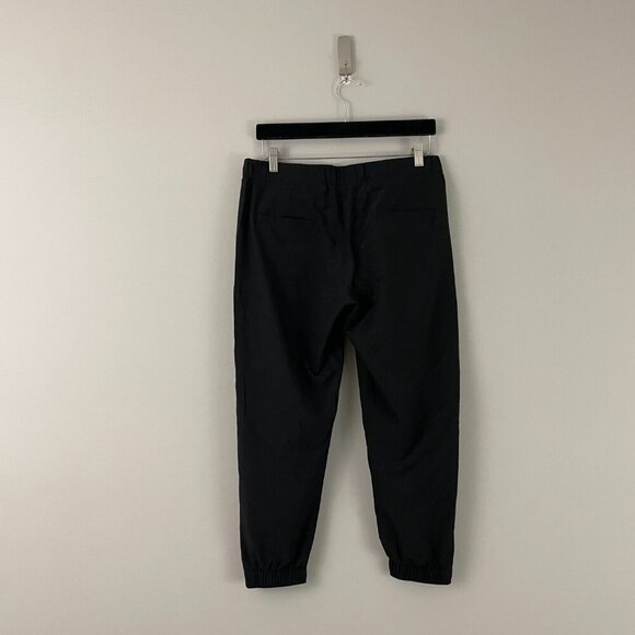 Albion Fit The Jetsetters Black Jogger Pants Size Medium Petite - Picture 2 of 6
